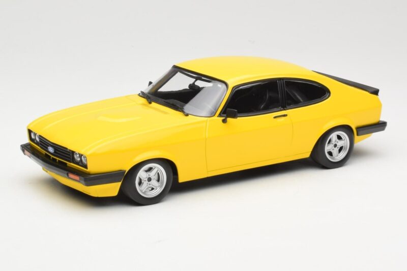 Ford Capri Mk3 3.0 Keltainen Minichamps 1:18 155788601 Metalli