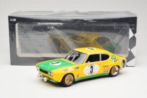 Ford Capri RS2600 BP Racing Team #3 G. Birrell / C. Bourgoignie 2nd Place 24 Hours of Spa 1972 Minichamps 1:18 155728503 Meta — kuva 6 / 6