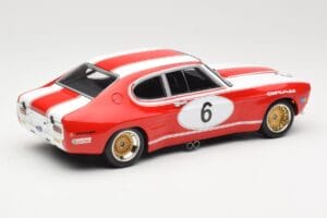 Ford Capri RS2600 Ford Tuning Siegen #6 Weiss / K. Ludwig 6 Hours Nurburgring 1973 Minichamps 1:18 155738506 Metalli — kuva 2 / 6