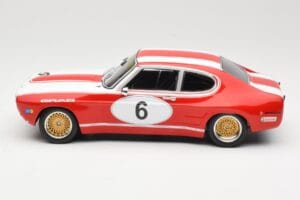 Ford Capri RS2600 Ford Tuning Siegen #6 Weiss / K. Ludwig 6 Hours Nurburgring 1973 Minichamps 1:18 155738506 Metalli — kuva 3 / 6