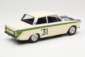 Ford Cortina Lotus #31 J. Ickx / G. Staepelaere Marathon de la Route 1966 MCG 1:18 MCG18436R Metalli — kuva 2 / 6