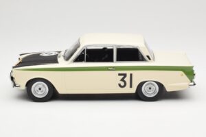 Ford Cortina Lotus #31 J. Ickx / G. Staepelaere Marathon de la Route 1966 MCG 1:18 MCG18436R Metalli — kuva 3 / 6