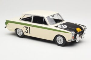 Ford Cortina Lotus #31 J. Ickx / G. Staepelaere Marathon de la Route 1966 MCG 1:18 MCG18436R Metalli — kuva 4 / 6