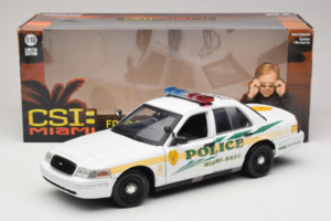 Ford Crown Victoria Police Interceptor CSI Miami GreenLight 1:18 13514 Metalli — kuva 6 / 6