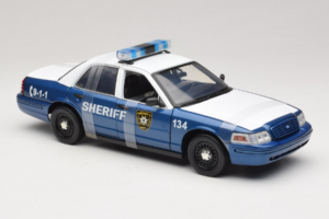 Ford Crown Victoria Police Interceptor The Walking Dead Greenlight 1:18 12957 Metalli — kuva 4 / 6