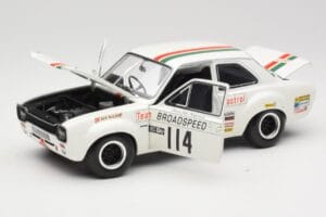 Ford Escort RS1600 #114 J. Fitzpatrick Team Broadspeed Castrol Race of Champions 1971 Minichamps 1:18 100718114 Metalli — kuva 2 / 8