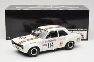 Ford Escort RS1600 #114 J. Fitzpatrick Team Broadspeed Castrol Race of Champions 1971 Minichamps 1:18 100718114 Metalli — kuva 8 / 8