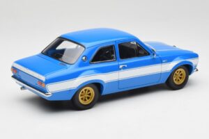 Ford Escort Mk1 RS 1600 Sininen Valkoinen Raidat Minichamps 1:18 100688102 Metalli — kuva 3 / 8