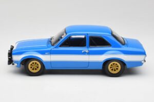 Ford Escort Mk1 RS 1600 Sininen Valkoinen Raidat Minichamps 1:18 100688102 Metalli — kuva 4 / 8