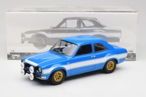 Ford Escort Mk1 RS 1600 Sininen Valkoinen Raidat Minichamps 1:18 100688102 Metalli — kuva 8 / 8