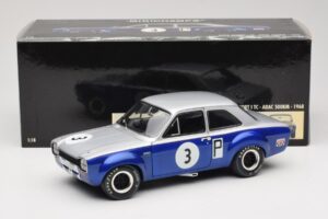 Ford Escort Mk1 Twin Cam #3 ADAC 500 km Nurburgring ETCC 1968 Minichamps 1:18 100688193 Metalli — kuva 8 / 8