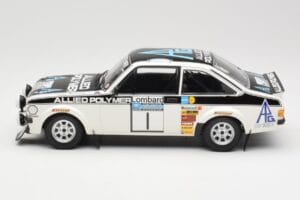 Ford Escort Mk2 RS 1800 #1 T. Mäkinen / H. Liddon Allied Polymer Group Winners Lombard RAC Rally 1975 Minichamps 1:18 1557587 — kuva 3 / 6