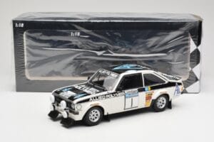 Ford Escort Mk2 RS 1800 #1 T. Mäkinen / H. Liddon Allied Polymer Group Winners Lombard RAC Rally 1975 Minichamps 1:18 1557587 — kuva 6 / 6