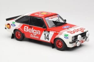 Ford Escort Mk2 RS 1800 #14 Droogmans / Joosten Belga 3rd Place Lotto Haspengouw Rally 1983 Minichamps 1:18 155838714 Metalli — kuva 4 / 6