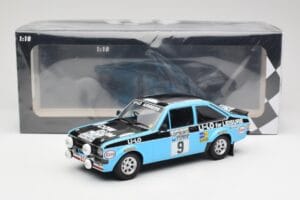 Ford Escort Mk2 RS 1800 #9 R. Clark / S. Wilson Li-Lo Equipe Esso Lombard RAC Rally 1978 Minichamps 1:18 155788709 Metalli — kuva 6 / 6