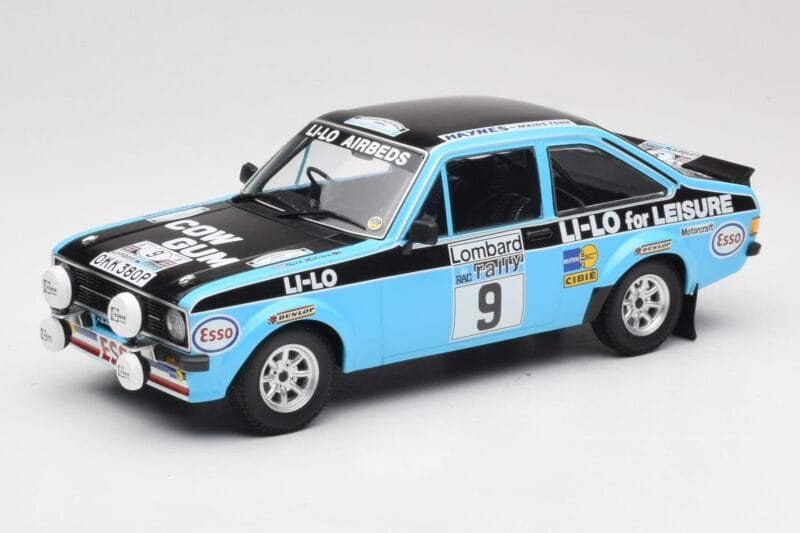 Ford Escort Mk2 RS 1800 #9 R. Clark / S. Wilson Li-Lo Equipe Esso Lombard RAC Rally 1978 Minichamps 1:18 155788709 Metalli
