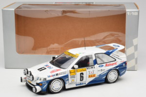 Ford Escort RS Cosworth Mobil 1 #6 F. Delecour / D. Grataloup Rally Monte Carlo Night Version Winner 1994 UT Models 1:18 3945 — kuva 8 / 8