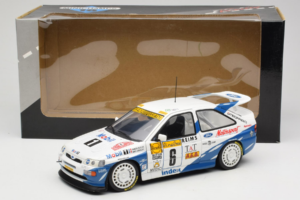 Ford Escort RS Cosworth Mobil 1 #6 F. Delecour / D. Grataloup Rally Monte Carlo Winner 1994 UT Models 1:18 180948106 Metalli — kuva 8 / 8