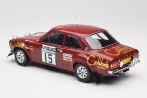 Ford Escort RS 1600 Mk1 #15 M. Alen / I. Kivimäki RAC Rally 1974 IXO 1:18 18RMC047B Metalli — kuva 5 / 6