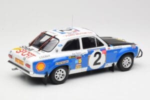Ford Escort RS 1600 Mk1 #2 R. Clark / J. Porter Safari Rally 1973 IXO 1:18 18RMC075A Metalli — kuva 2 / 6