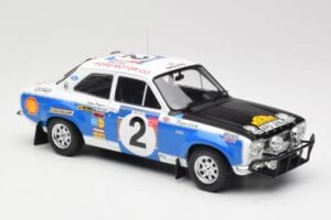 Ford Escort RS 1600 Mk1 #2 R. Clark / J. Porter Safari Rally 1973 IXO 1:18 18RMC075A Metalli — kuva 4 / 6