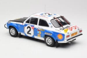 Ford Escort RS 1600 Mk1 #2 R. Clark / J. Porter Safari Rally 1973 IXO 1:18 18RMC075A Metalli — kuva 5 / 6