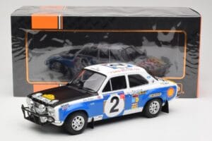 Ford Escort RS 1600 Mk1 #2 R. Clark / J. Porter Safari Rally 1973 IXO 1:18 18RMC075A Metalli — kuva 6 / 6