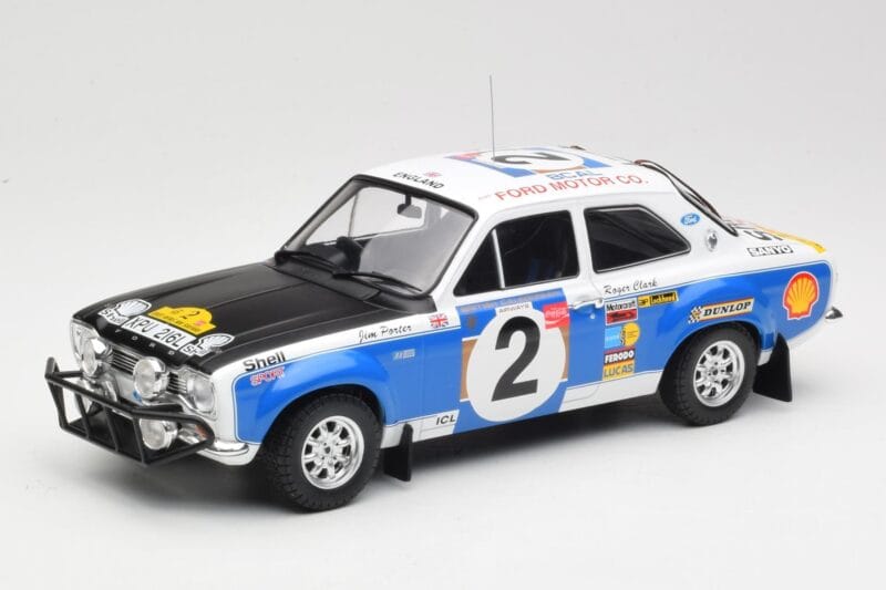 Ford Escort RS 1600 Mk1 #2 R. Clark / J. Porter Safari Rally 1973 IXO 1:18 18RMC075A Metalli