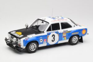 Ford Escort RS 1600 Mk1 #3 V. Preston Jr. / B. Smith Safari Rally 1973 IXO 1:18 18RMC075B Metalli