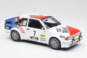 Ford Escort RS Turbo #7 Lotto Haspengouw Rally 1985 MCG 1:18 MCG18421 Metalli — kuva 4 / 6