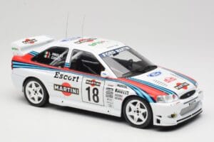 Ford Escort WRC Martini Racing #18 G. Cunico / G. Pirollo Rally San Remo 1998 IXO 1:18 18RMC171A Metalli — kuva 4 / 6