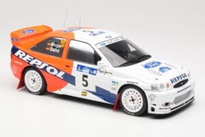 Ford Escort WRC #5 C. Sainz / L. Moya Winner Acropolis Rally 1997 IXO 1:18 18RMC172A Metalli — kuva 4 / 6