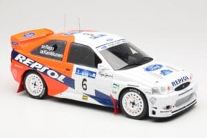 Ford Escort WRC #6 A. Schwarz / M. Giraudet Acropolis Rally 1997 IXO 1:18 18RMC172B Metalli — kuva 4 / 6