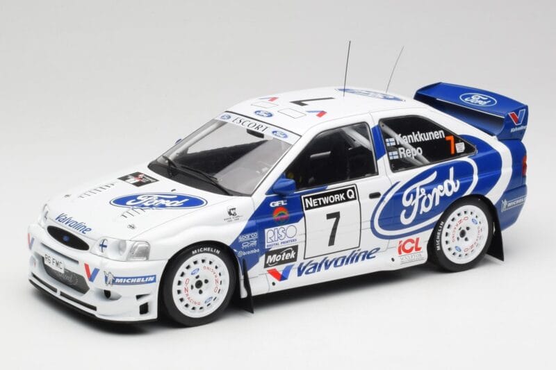 Ford Escort WRC #7 J. Kankkunen / J. Repo RAC Rally 1998 IXO 1:18 18RMC170A Metalli