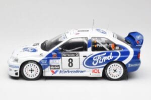 Ford Escort WRC #8 B. Thiry / S. Prevot RAC Rally 1998 IXO 1:18 18RMC170B Metalli — kuva 3 / 6