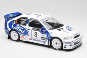 Ford Escort WRC #8 B. Thiry / S. Prevot RAC Rally 1998 IXO 1:18 18RMC170B Metalli — kuva 4 / 6