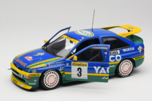 Ford Escort #3 Yacco L. Bernardini / B. Occelli Rally Monte Carlo Winners 1996 UT Models 1:18 180968203-R1 Metalli — kuva 2 / 8
