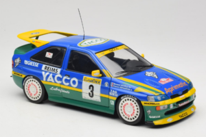 Ford Escort #3 Yacco L. Bernardini / B. Occelli Rally Monte Carlo Winners 1996 UT Models 1:18 180968203-R1 Metalli — kuva 6 / 8