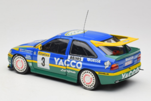 Ford Escort #3 Yacco L. Bernardini / B. Occelli Rally Monte Carlo Winners 1996 UT Models 1:18 180968203-R1 Metalli — kuva 7 / 8