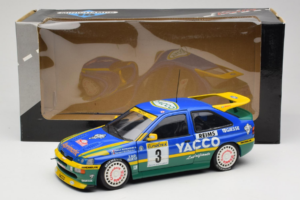 Ford Escort #3 Yacco L. Bernardini / B. Occelli Rally Monte Carlo Winners 1996 UT Models 1:18 180968203-R1 Metalli — kuva 8 / 8