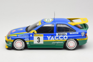 Ford Escort #3 Yacoo P. Bernardini / B. Occelli Rally Monte Carlo 1996 Winner UT Models 1:18 180968203 Metalli — kuva 4 / 8
