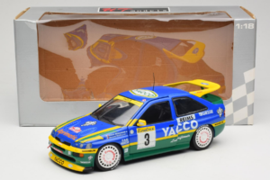 Ford Escort #3 Yacoo P. Bernardini / B. Occelli Rally Monte Carlo 1996 Winner UT Models 1:18 180968203 Metalli — kuva 8 / 8