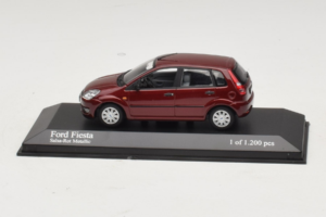 Ford Fiesta Mk5 Punainen Metallic Minichamps 1:43 400081101 Metalli