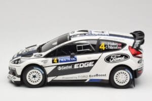 Ford Fiesta RS WRC #4 H. Solberg / C. Patterson Ford Rally Team Rally Finland 2012 Minichamps 1:18 151120804 Metalli — kuva 3 / 6