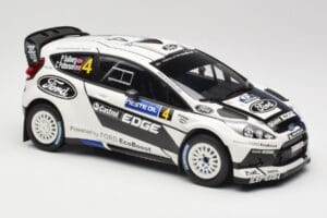 Ford Fiesta RS WRC #4 H. Solberg / C. Patterson Ford Rally Team Rally Finland 2012 Minichamps 1:18 151120804 Metalli — kuva 4 / 6