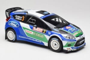 Ford Fiesta WRC #3 J-M. Latvala / M. Anttila Rally Great Britain Winner 2012 Minichamps 1:18 151120803 Metalli — kuva 4 / 6