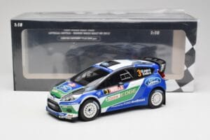 Ford Fiesta WRC #3 J-M. Latvala / M. Anttila Rally Great Britain Winner 2012 Minichamps 1:18 151120803 Metalli — kuva 6 / 6