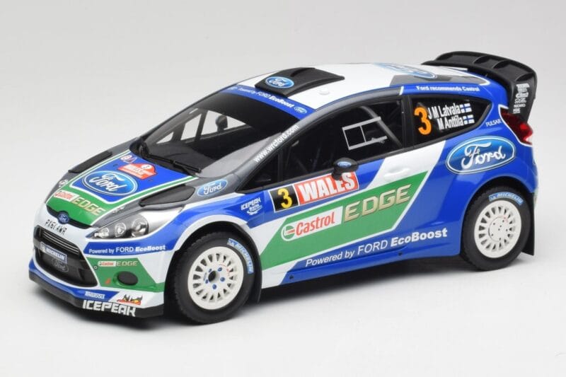 Ford Fiesta WRC #3 J-M. Latvala / M. Anttila Rally Great Britain Winner 2012 Minichamps 1:18 151120803 Metalli