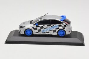 Ford Focus RS Mk2 Promo Blue Wheels Minichamps 1:43 FORD002 Metalli