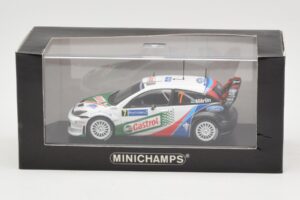 Ford Focus RS WRC #7 M. Martin / M. Park Winner Rally Catalunya 2004 Minichamps 1:43 400048497 Metalli — kuva 4 / 4